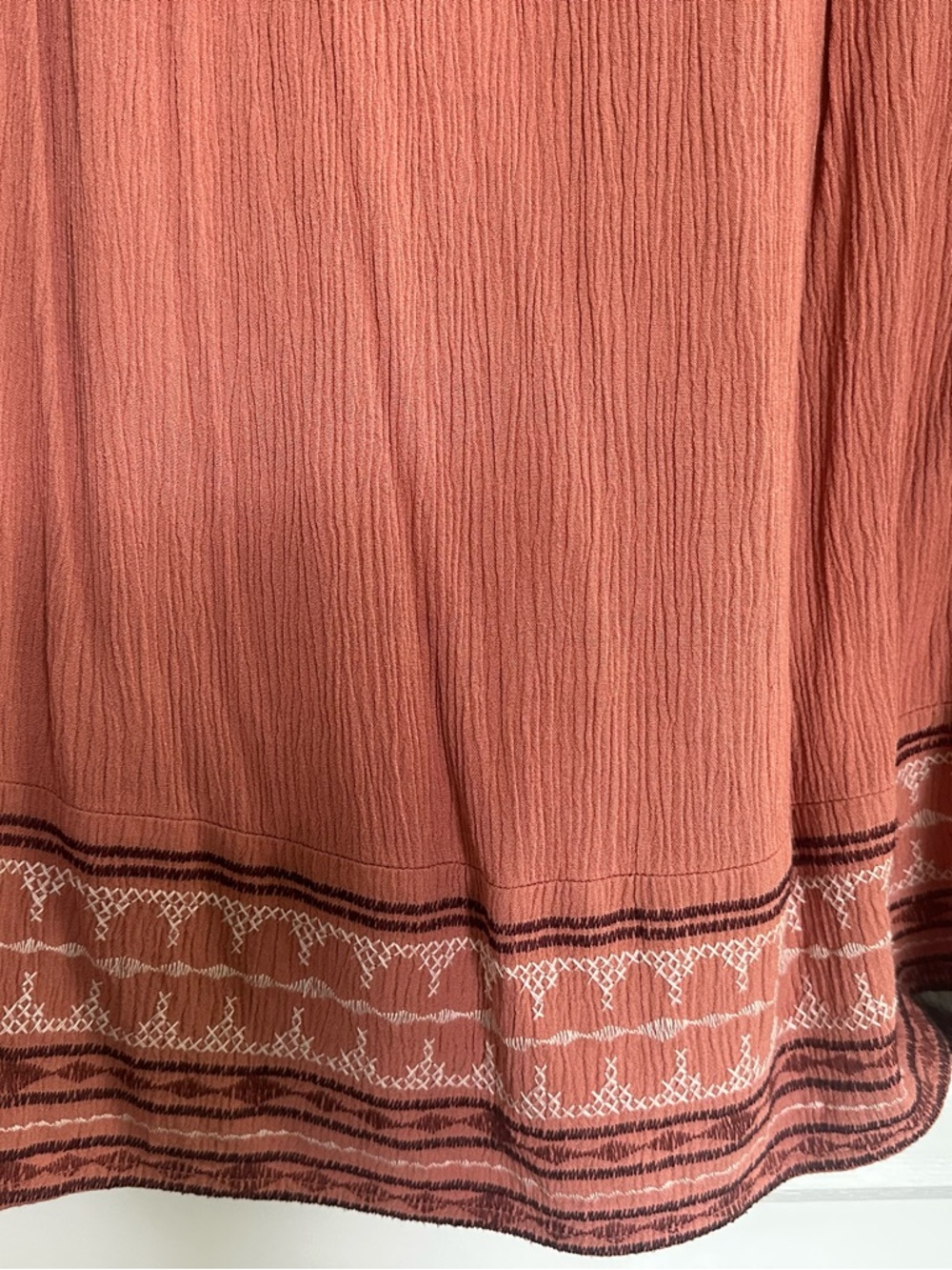 Knox Rose Dusty Rose Embroidered Sleeveless Boho Dress - Picture 4 of 13